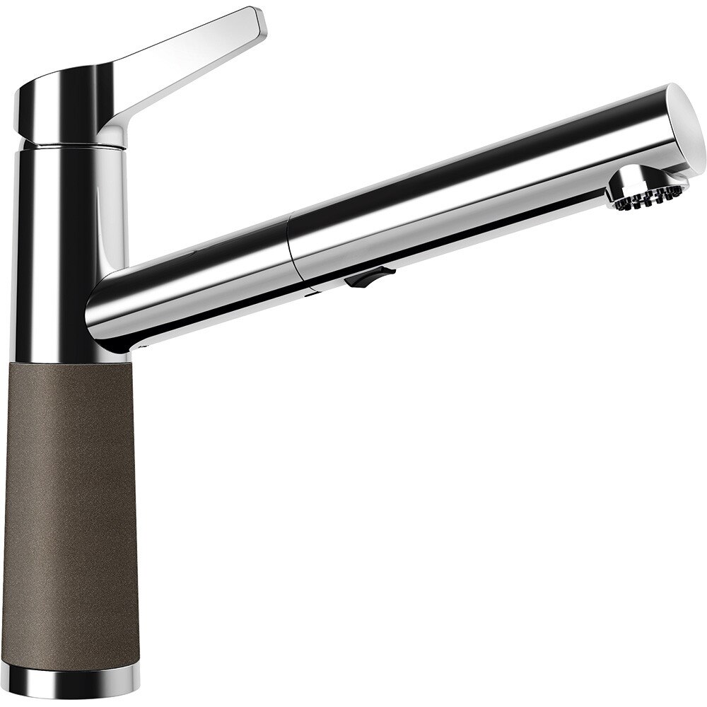 Baterie Granit Schock SC-510 cu Dus Extractibil Bronze, finisaj granit, rotatie tija la 120 grade