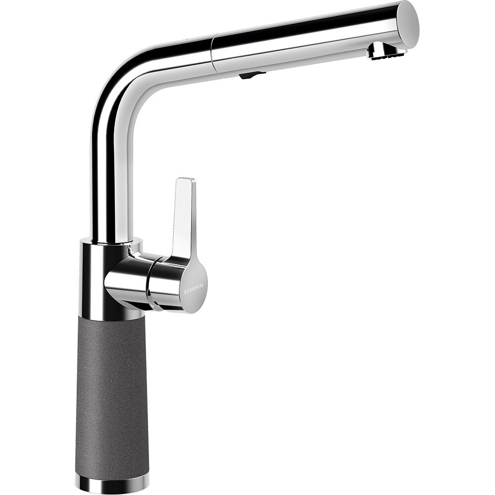 Baterie granit Schock SC-540 cu Dus Extractibil Stone, finisaj granit, rotatie tija la 360 grade