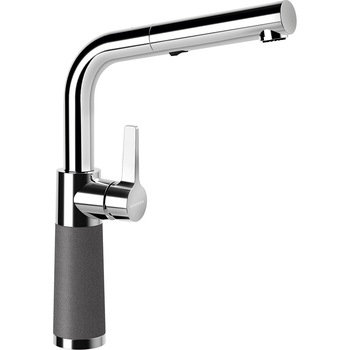 Baterie granit Schock SC-540 cu Dus Extractibil Stone, finisaj granit, rotatie tija la 360 grade Baterie granit Schock SC-540 cu Dus Extractibil Stone, finisaj granit, rotatie tija la 360 grade