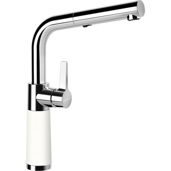 Baterie granit Schock SC-540 cu Dus Extractibil Alpina, finisaj granit, rotatie tija la 360 grade Baterie granit Schock SC-540 cu Dus Extractibil Alpina, finisaj granit, rotatie tija la 360 grade