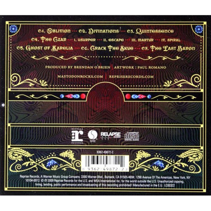 Mastodon: Crack The Skye CD