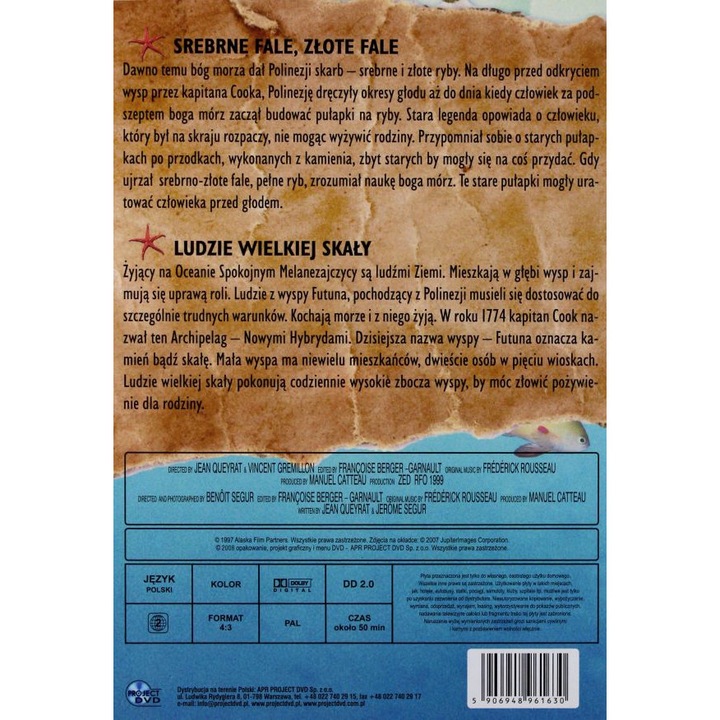 Morskie legendy 2 (Srebrne fale, Złote fale; Ludzie wielkiej skały) [DVD]