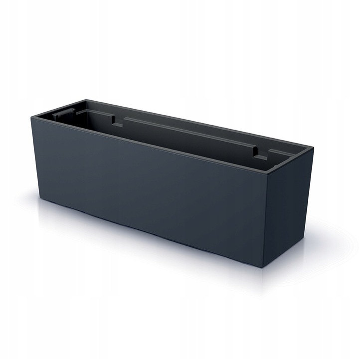 Dekoratív edény Prosperplast Urbi Case, 77 x 23,5 x 24,6 cm, antracit