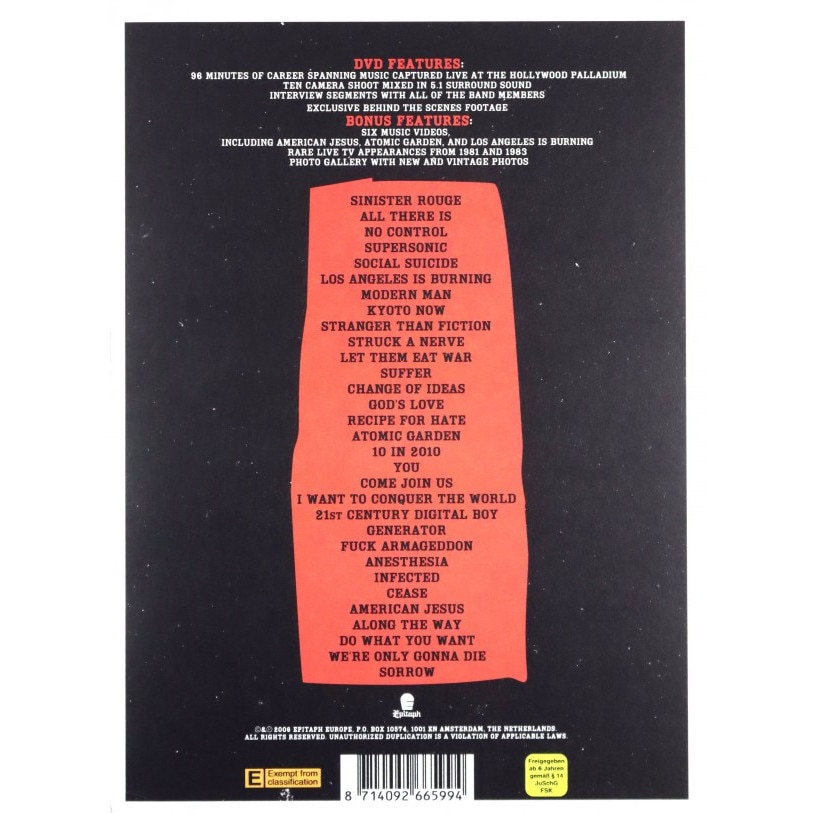 Bad Religion: Live At The Palladium [DVD] - eMAG.ro