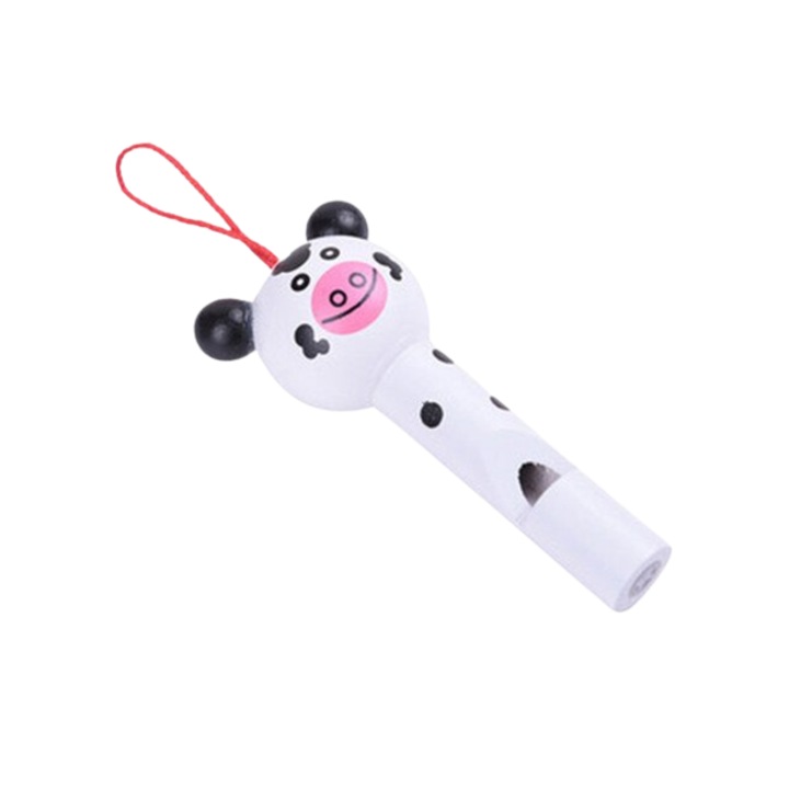 Fluier Ahelos, Vaca, Lemn, 7 cm