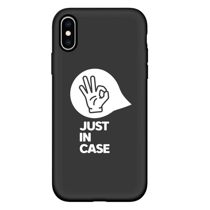 Carcasa Just In Case Model 3 Compatibil Cu iPhone Xs Max - Negru