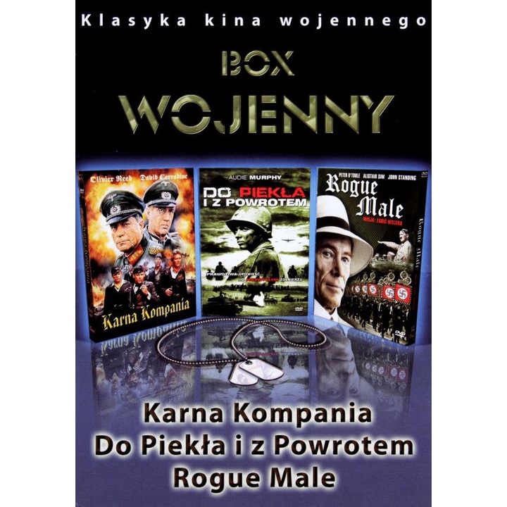 Klasyka Kina Wojennego: Rogue Male - Misja zabić Hitlera / Karna kompania / Do piekła i z powrotem BOX [3DVD]