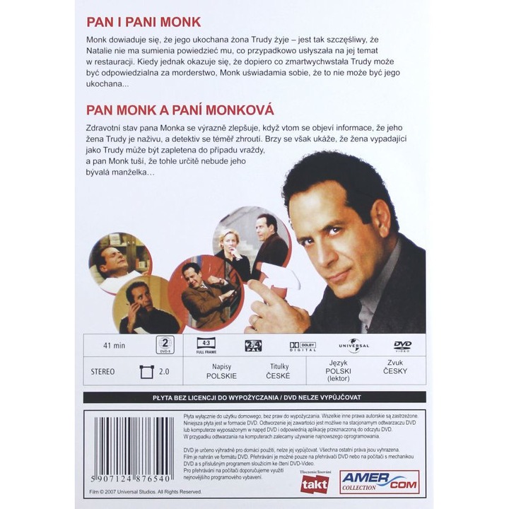 Mr. Monk and Mrs. Monk [DVD]