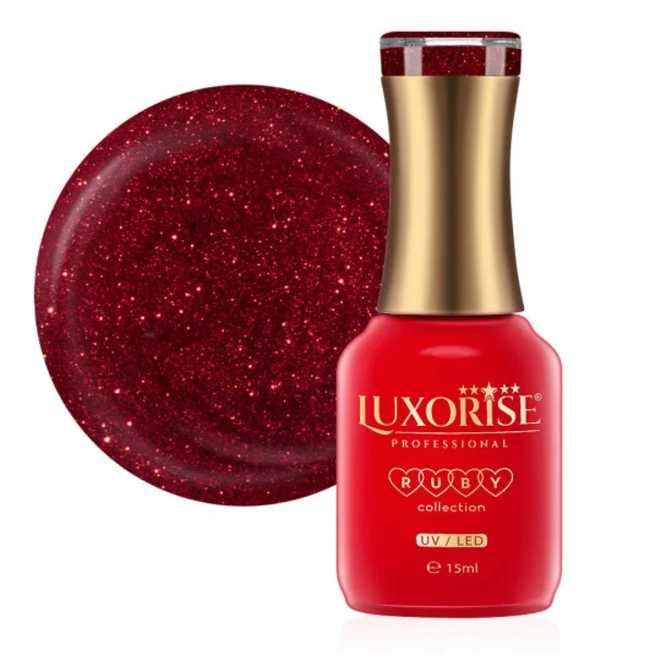Полупостоянен лак за нокти LUXORISE Ruby Collection - Hot Passion 15 ml