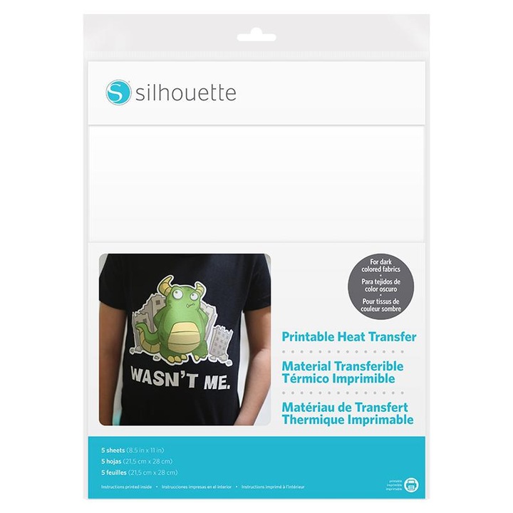 Хартия за термичен трансфер SILHOUETTE, 5 бр