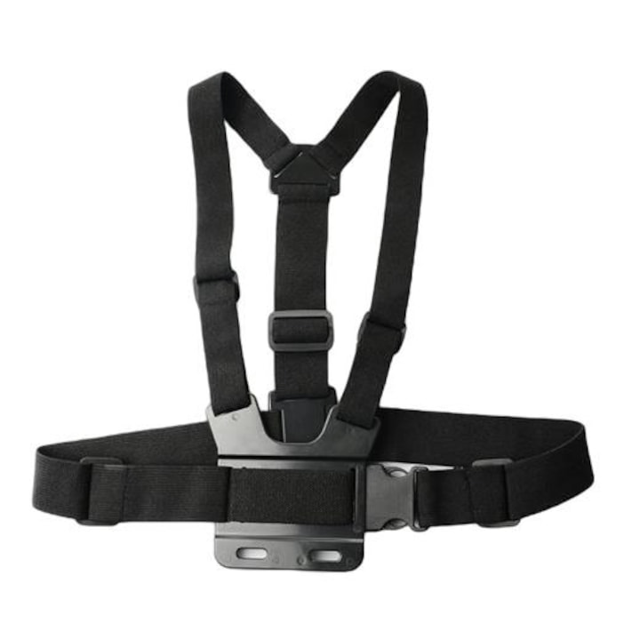 Гръден колан, SJCAM, регулируем, черен