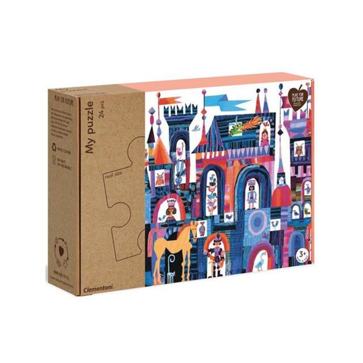 My puzzle: kastély 24 db-os puzzle kirakós - clementoni