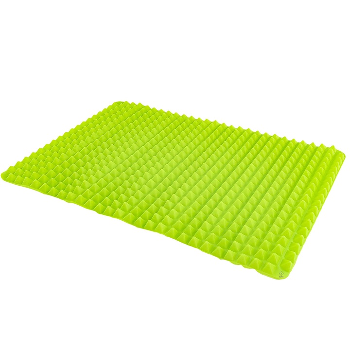 Многофункционална силиконова подложка Zola, За печене/отцеждане, Гъвкава, 39x26 см, Зелен