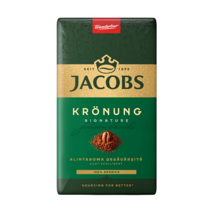 Set 2 x Cafea Macinata Jacobs Kronung Alintaroma, 500 g