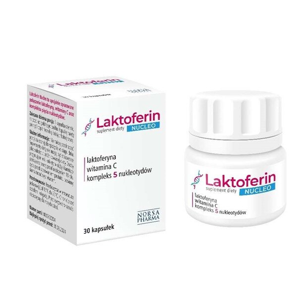 Laktoferin Nucleo Lactoferrina, Complex 5 Nucleotide, Vit. C, Norsa ...