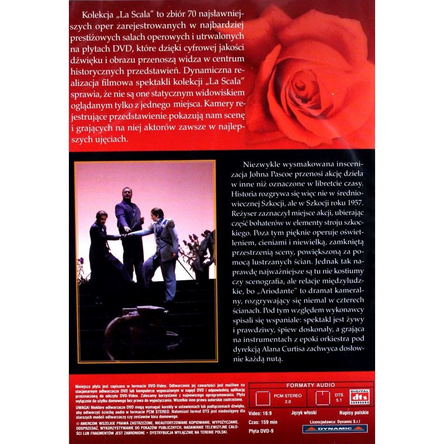 Kolekcja La Scala: Opera 66 - Ariodante [DVD] - eMAG.ro