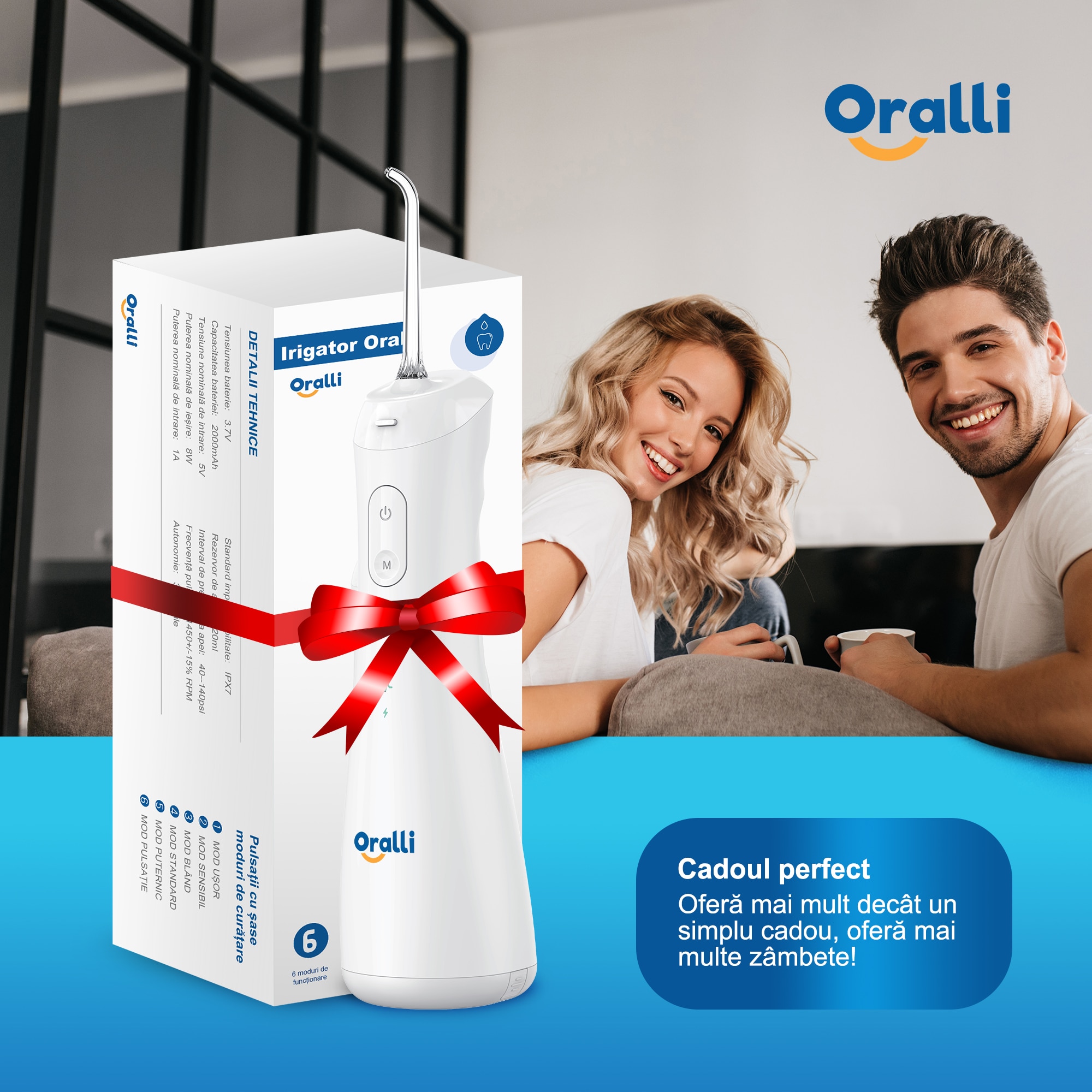 Irigator Oral Profesional Portabil Oralli Family Pentru Dus Bucal 6 irigator-oral-profesional-portabil-oralli-family-pentru-dus-bucal-6