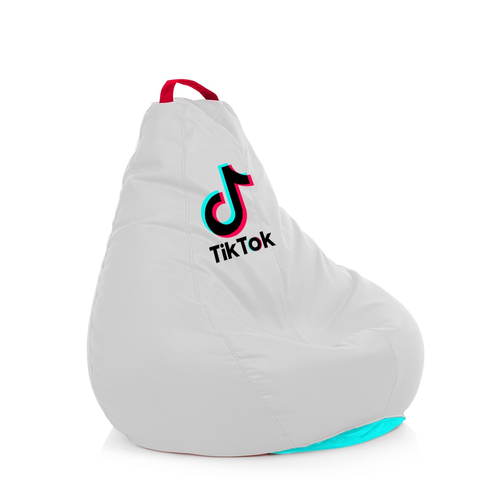 Fotoliu puf tip beanbag Lazyboy TIKTOK, cu maner, impermeabil