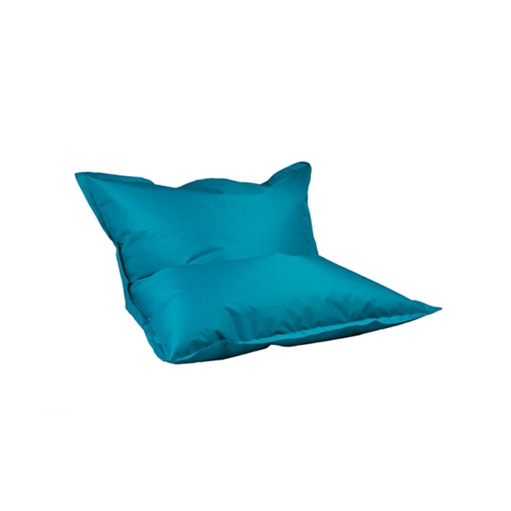 Fotoliu puf tip perna pentru copii Lazyboy Pillow S, impermeabil, dehusabil, husa interioara, lavabil, marime 100 x 140 cm, culoare turcoaz
