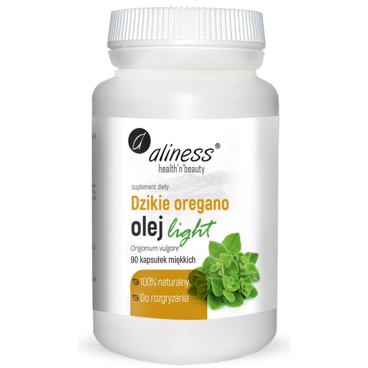 Ulei de oregano salbatic Light, Aliness, 90 capsule