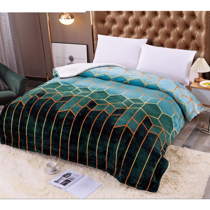 Двойно одеяло Cocolino с екологичен косъм, Family Design, PBG65, 200X230 см