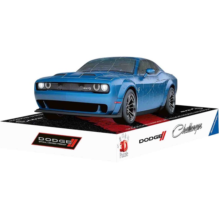 Пъзел 3D Ravensburger - Dodge Challenger SRT, 108 части