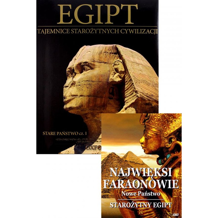 Tajemnice starożytnych cywilizacji 05: Najwięksi Faraonowie. Nowe Państwo / Stare państwo cz. 1 [książka]+[DVD]