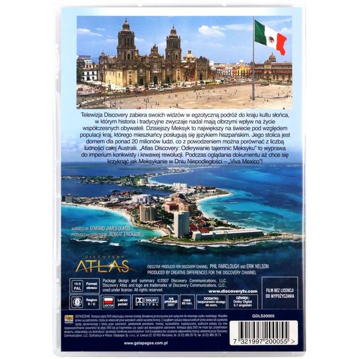 Discovery Atlas: Odkryte tajemnice Meksyku [DVD]