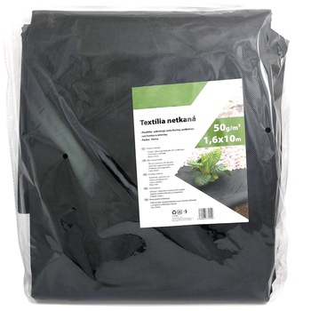 Folie antiburuieni, Strend Pro Garden B1304, densitate 50 g/m2, dimensiune 1.6x10 m, neagra, netesuta Folie antiburuieni, Strend Pro Garden B1304, densitate 50 g/m2, dimensiune 1.6x10 m, neagra, netesuta