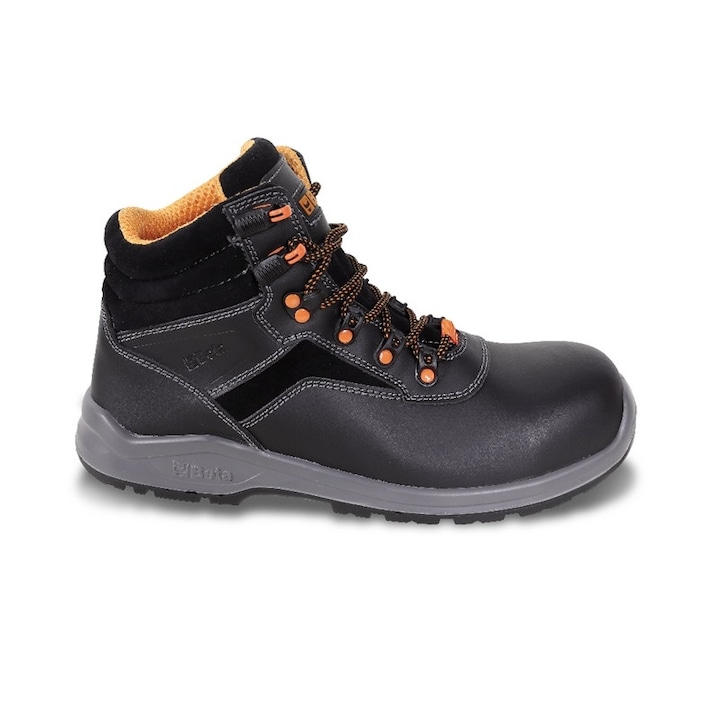 Работни защитни обувки от естествена кожа BETA, Размер 42, Черен.