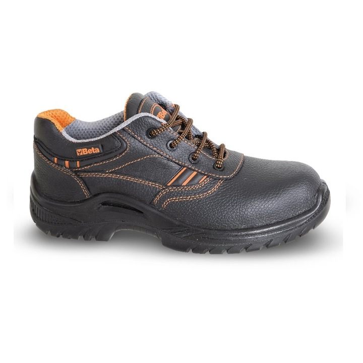Работни защитни обувки от естествена кожа BETA, Размер 44, Черен.