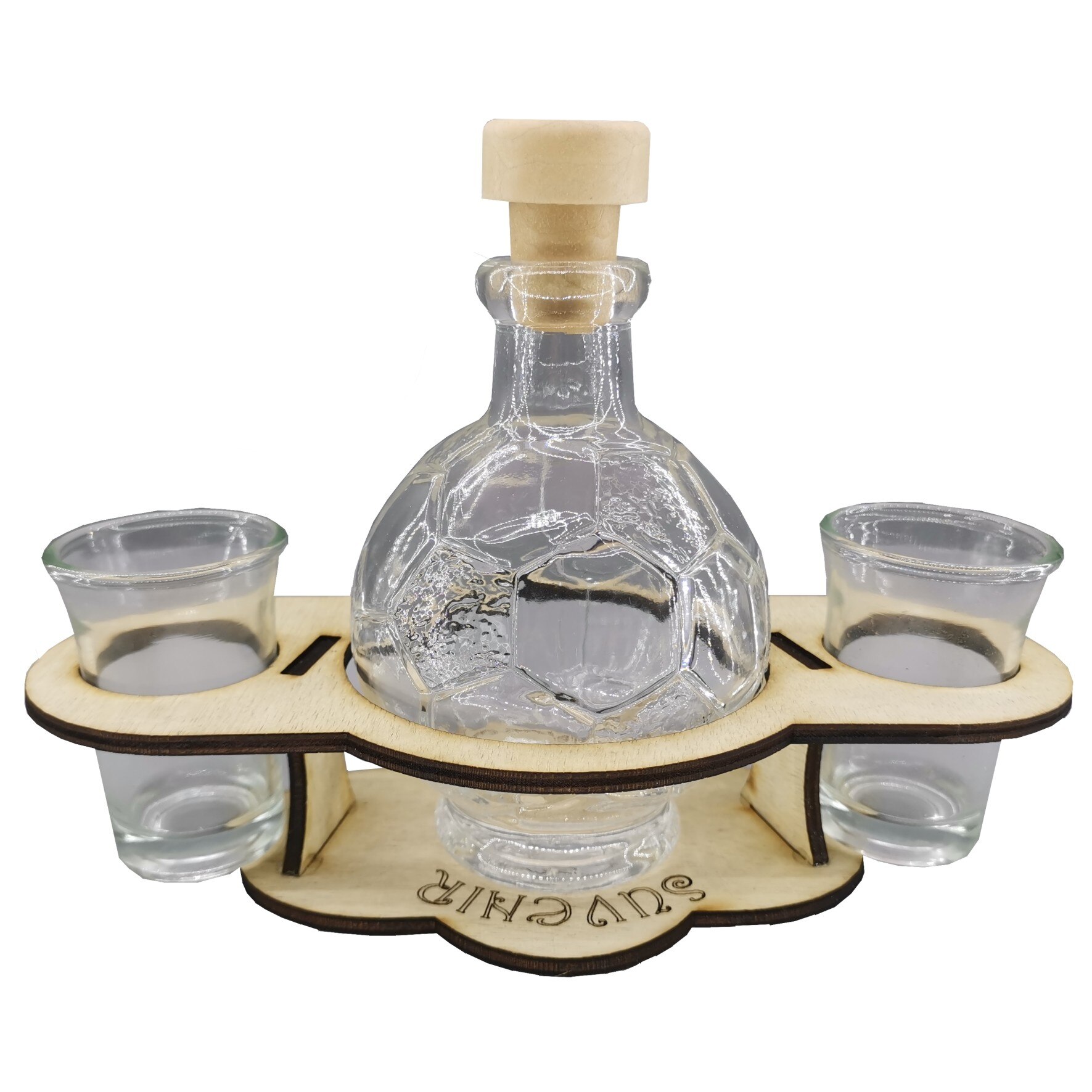 Set tuica ClauM, in forma de minge cu 2 pahare