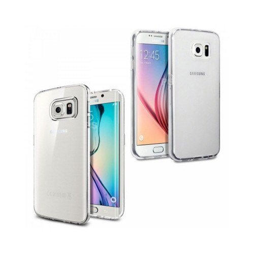 Husa Slim Fit Silicon 0.33mm, Samsung Galaxy S6 Edge, Transparent