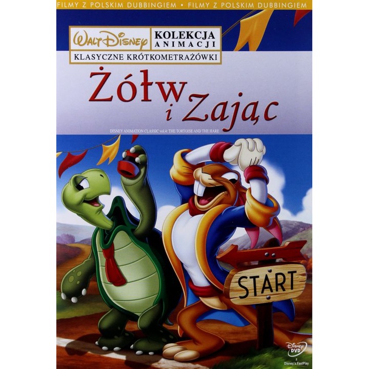 Klasyczne krótkometrażówki 4: Żółw i Zając [DVD]
