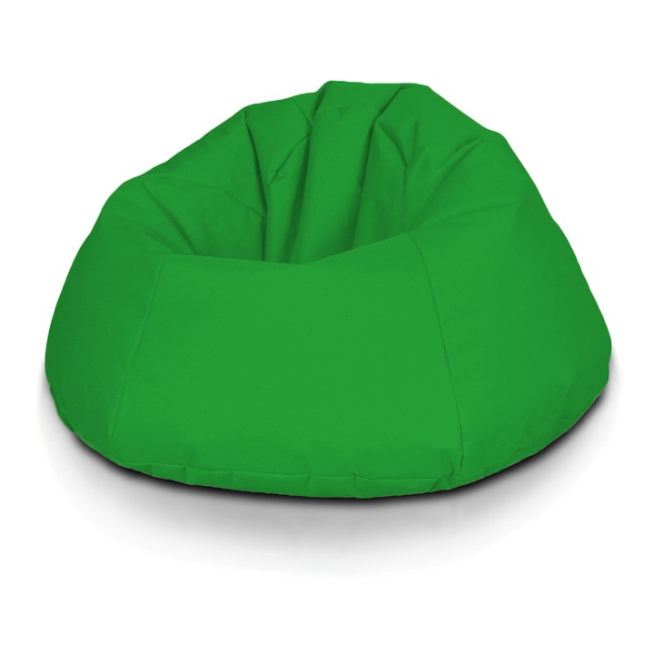 Lazyboy Maxi óriás babzsák fotel, vízálló, levehető, szennyeződésálló, belső huzat, zöld színű