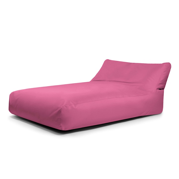 Барбарон тип beanbag Lazyboy Sunbed, С дръжка, Водоустойчив, Перящ се калъф, Dirtproof, Розов