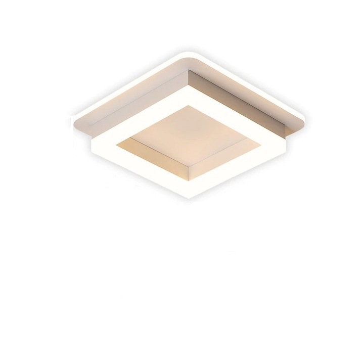Aplica LED 40W 3 Functii Square alb cald, alb neutru si alb rece