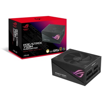 Sursa PC full modulara Asus ROG Strix 750W Aura Edition.80 plus gold, negru
