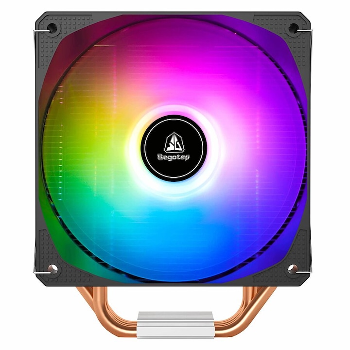 Охладител за процесор Segotep Lumos G4, Съвместим с Intel, aRGB подсветка