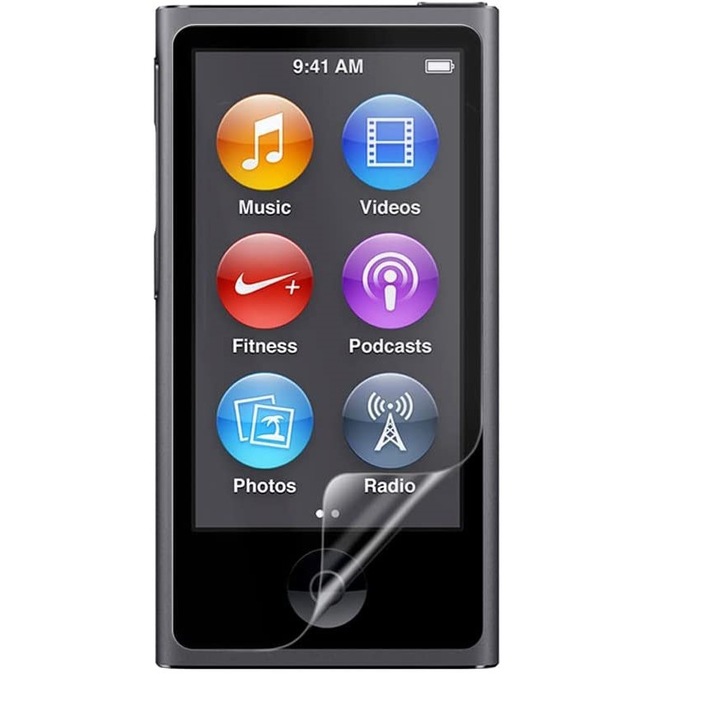 Képernyővédő fólia, iPod Nano 7, szilikon