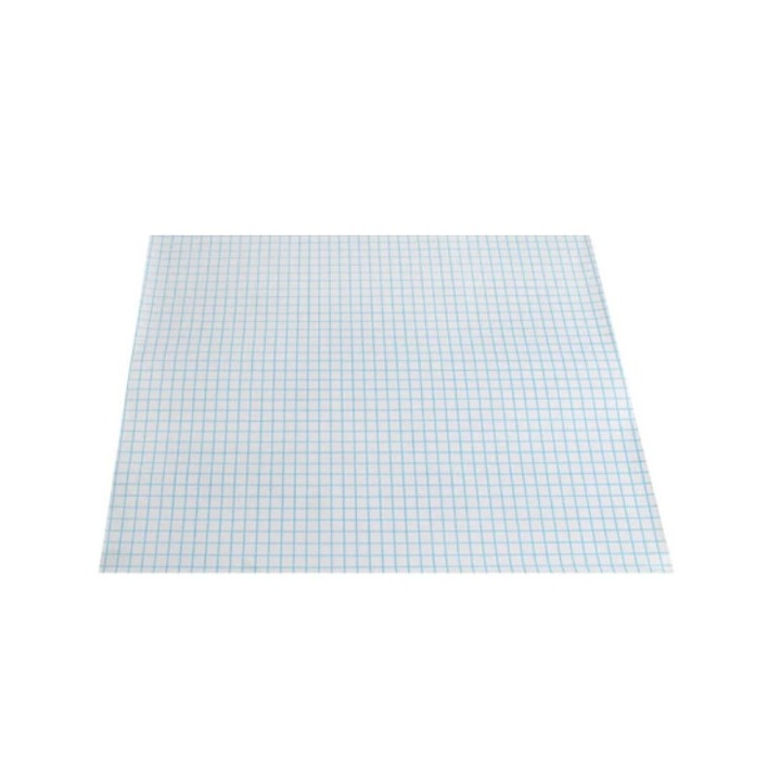 Folie tabla scolara alba, cu liniatura matematica, autoadeziva, 200x40 cm