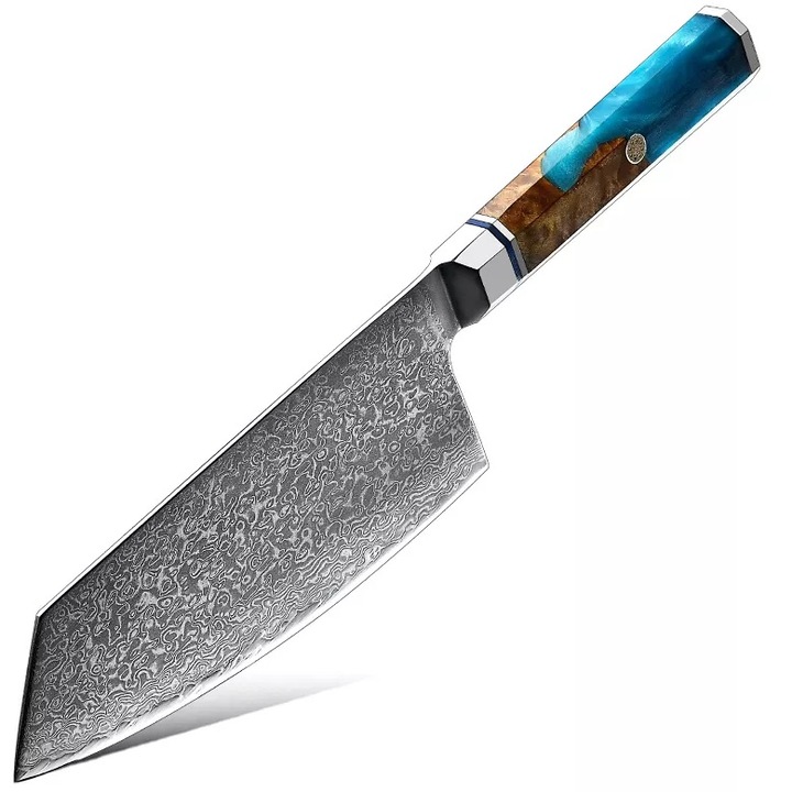 Aomoki konyhakés, IZMAEL, acél, 30cm, kék/barna