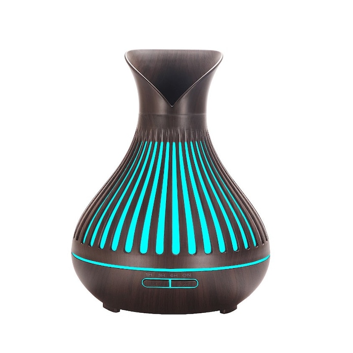 Umidificator cu ultrasunete Hyundai HUM 283, capacitate 300 ml/h, rezervor 3 l, alb, pentru camere de până la 35 m²