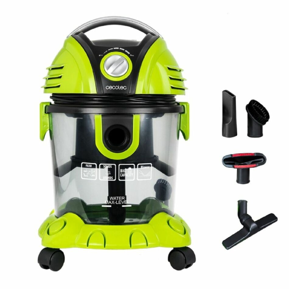 Aspirator cu spalare, Cecotec, Wet&Dry, 15 l, 1400 W, Multicolor