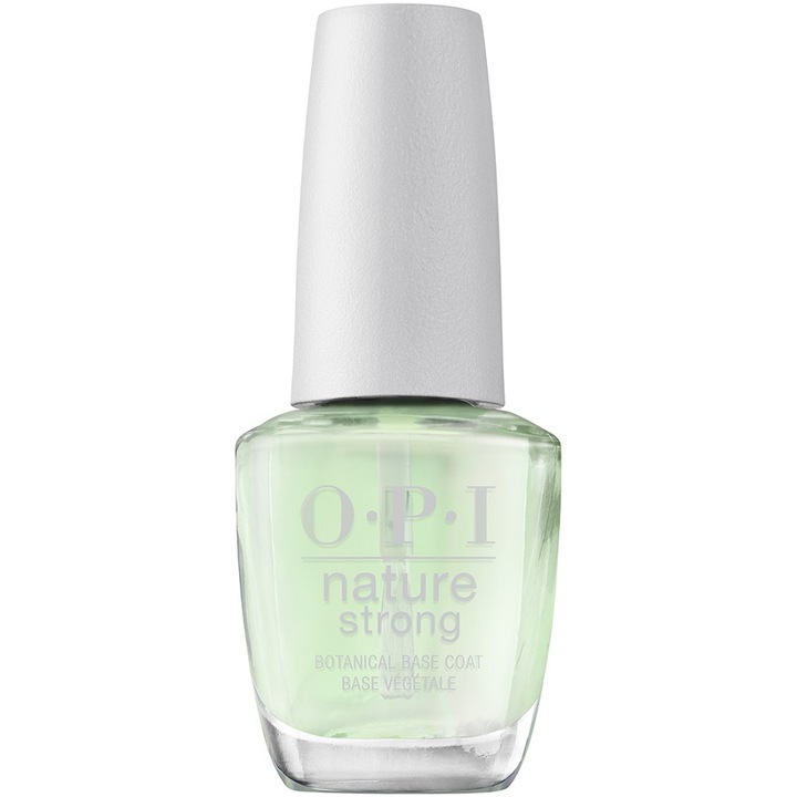 Baza de unghii cu ingrediente naturale OPI Nature Strong Base Coat, 15 ml