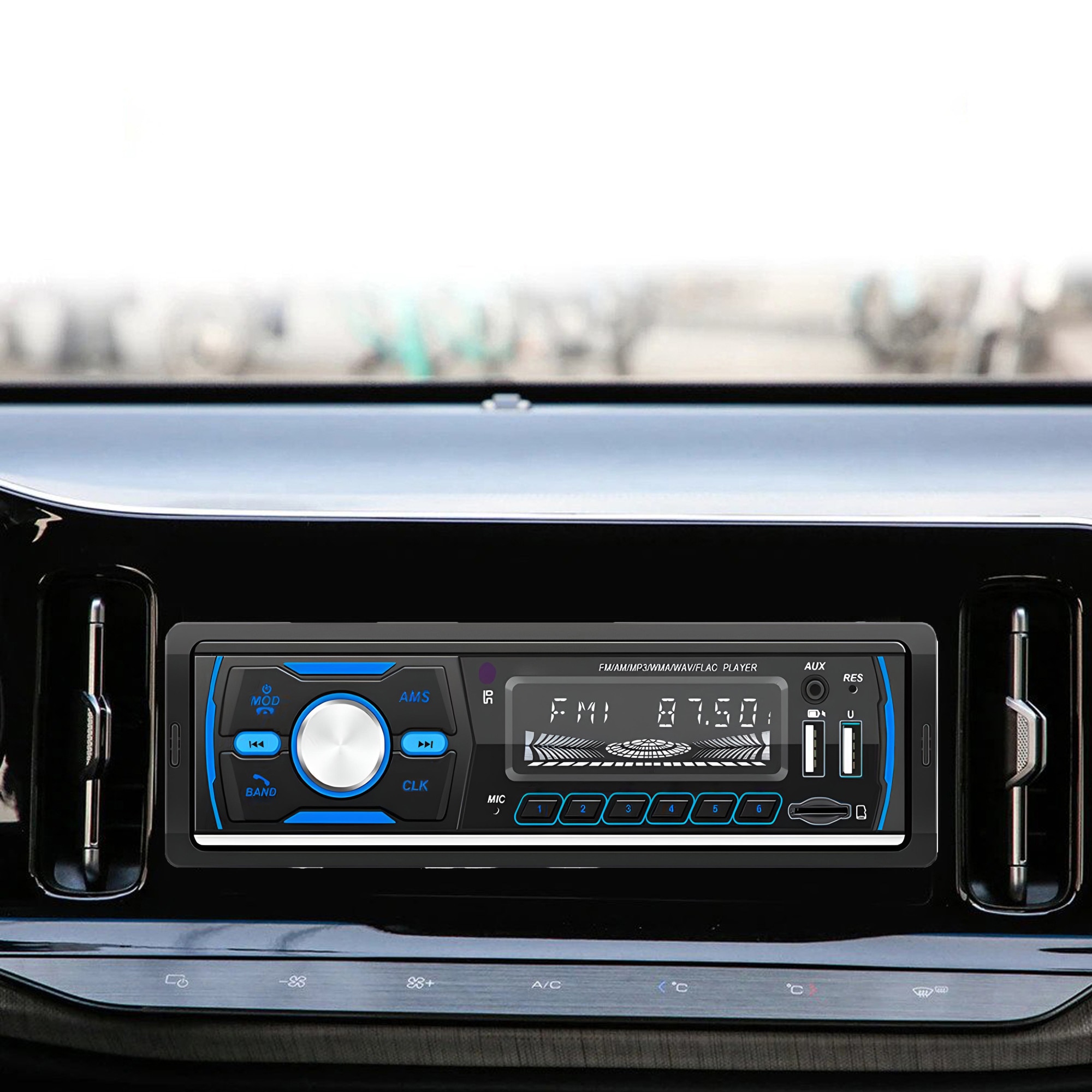 Radio Auto MP3 Player Bluetooth Copiere Audio FM 4 X 50 W