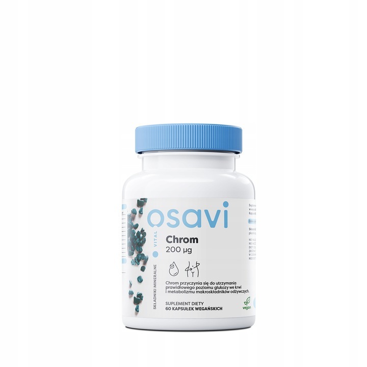 Supliment alimentar Osavi Crom 200Mcg, 60 capsule