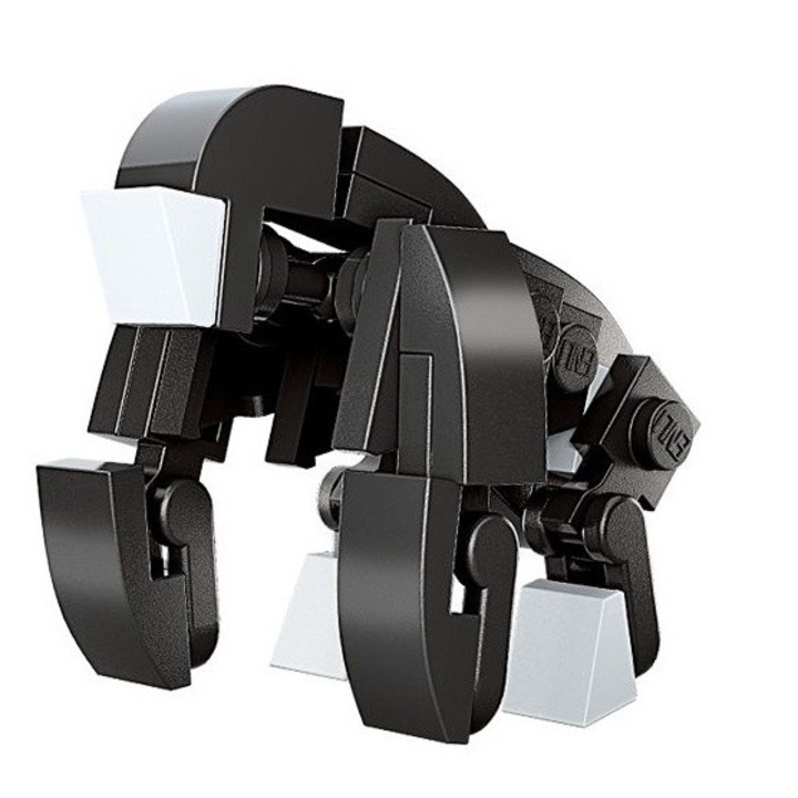 Set 34 piese constructie, Qman, Gorila, Multicolor, 6+