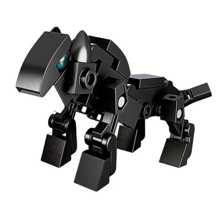 Set 34 piese constructie, Qman, Leopard, Multicolor, 6+