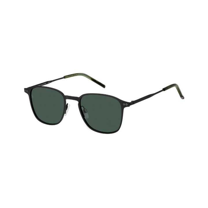 Ochelari de soare Tommy Hilfiger, 52-20-145, Negru/Verde